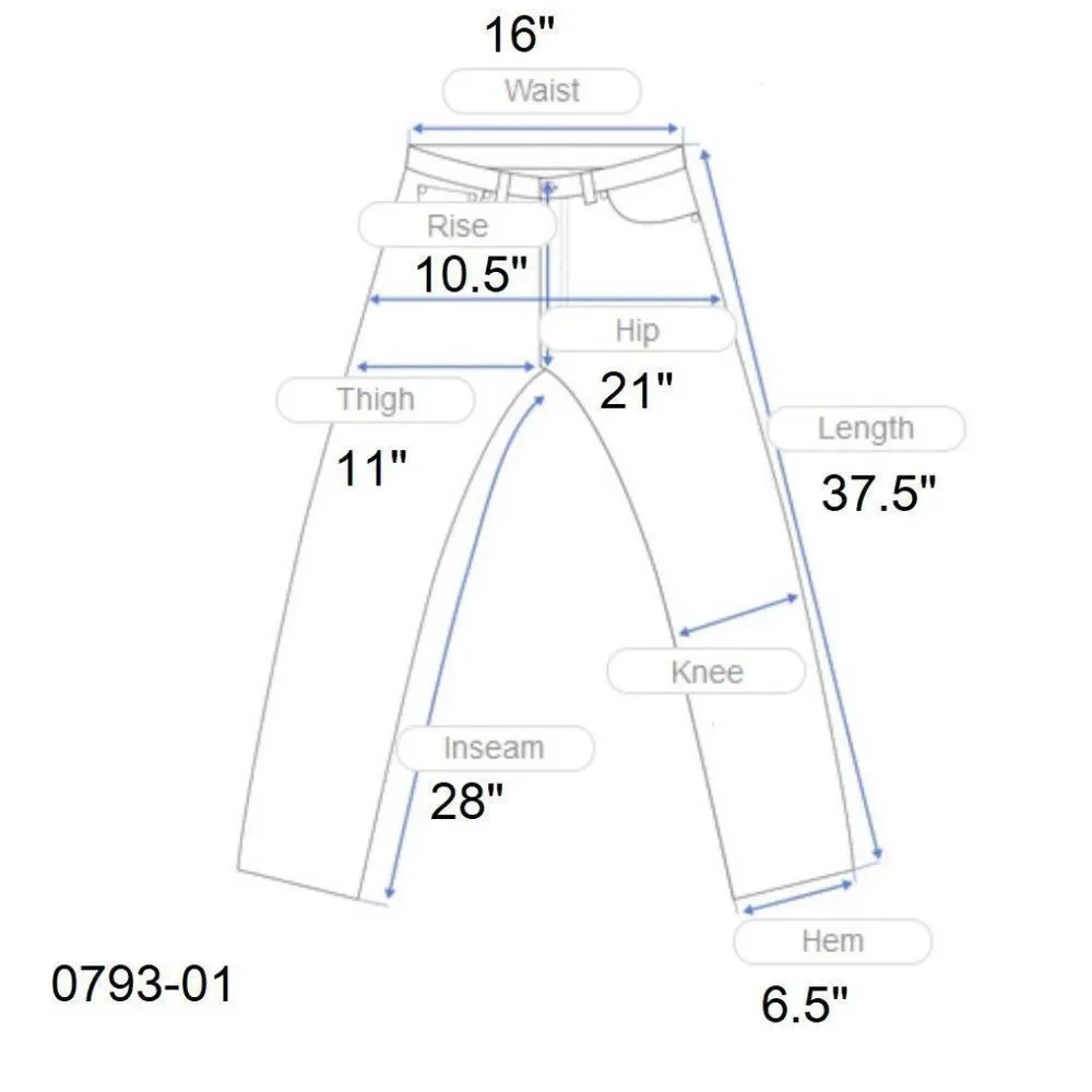 Levi's 505 Men's Dark Wash Denim Jeans‎